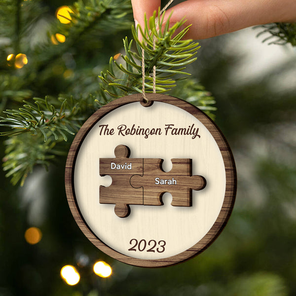 Christmas Puzzle Together We Make A Family - Gift For Family - Persona -  Wander Prints™