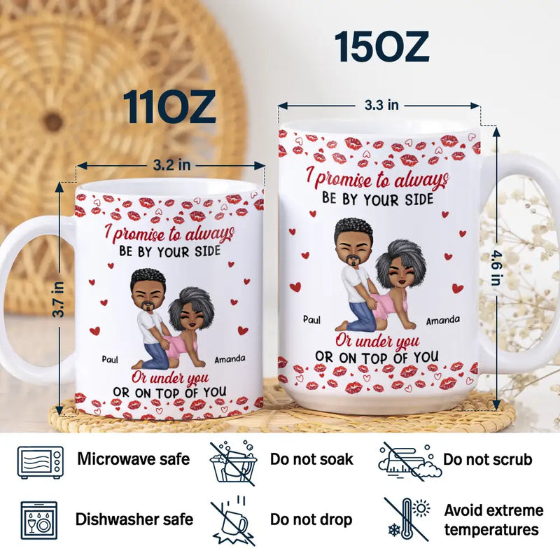 Gift For Couples,Gift For Husband,Gift For Boyfriend,Funny - I Licked It So It's Mine - Personalized White Edge-to-Edge Mug