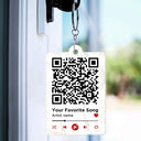 Gift For Couples,Gift For Husband,Gift For Wife,Gift For Boyfriend,Gift For Girlfriend,Love - QR Code Forever Yours Favorite Song Couple - Personalized Acrylic Keychain