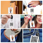 Gift For Couples,Gift For Husband,Gift For Wife,Gift For Boyfriend,Gift For Girlfriend,Love - QR Code Forever Yours Favorite Song Couple - Personalized Acrylic Keychain