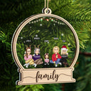 Christmas We Are Family - Gift For Family - Personalized 2-Layered Mix Ornament