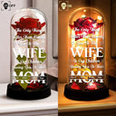 Gift For Wife, Gift For Mother, Love - The Only Thing Better Than Having You As My Wife - Personalized Everlasting Rose Dome Lamp
