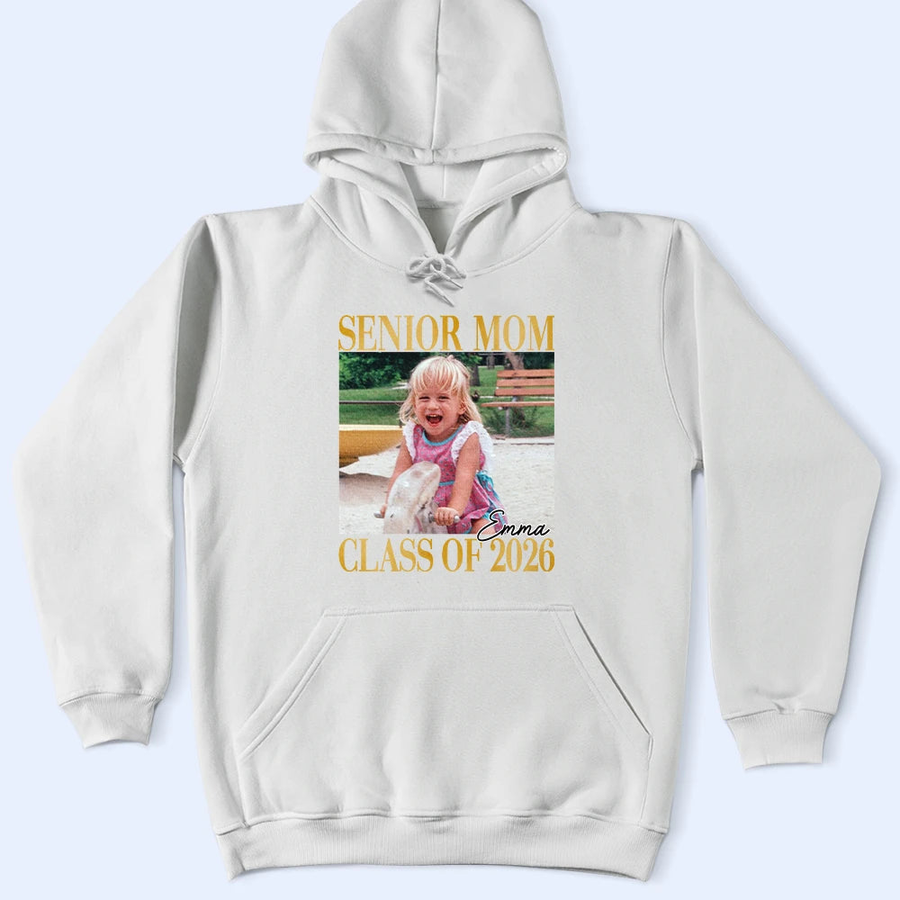 Graduation, Gift For Mother, Happy - Custom Photo Senior Mom Graduation - Personalized T Shirt
