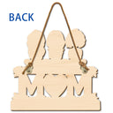 Gift For Mother,Mom - Children,Happy - Mother & Children We Love You - Personalized Custom Shaped Wood Sign