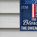 America 250th,Independence Day,Christian - America God Family Country 250 Years Of Blessing - Personalized Flag
