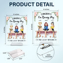 Congrats On Being My Besties - Gift For Besite - Personalized Vertical Rectangle Acrylic Plaque