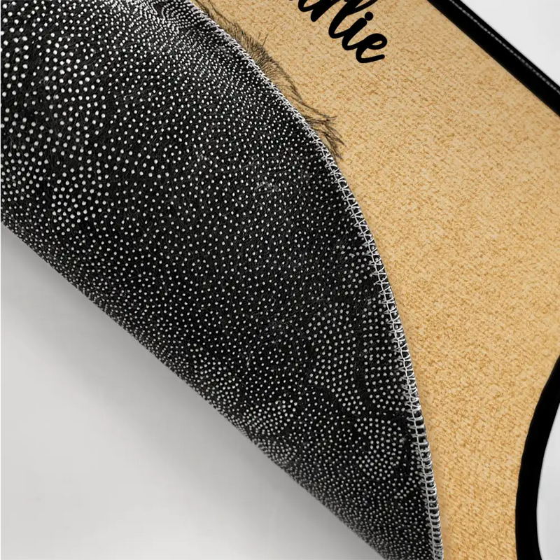 Family,Gift For Bestie,Dog Lovers,Cat Lovers,Happy,Custom Photo,Gift For Mother,Gift For Father - Custom Photo Pencil Sketch Welcome Family Dog Cat Portrait - Personalized Doormat