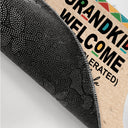 Grandkids Welcome Other Tolerated - Gift For Grandparents - Personalized Doormat