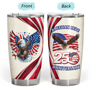 America 250th,Independence Day - America 250th Anniversary US Pride Patriotic Eagle - Personalized Tumbler