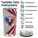 America 250th,Independence Day - America 250th Anniversary US Pride Patriotic Eagle - Personalized Tumbler