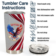 America 250th,Independence Day - America 250th Anniversary US Pride Patriotic Eagle - Personalized Tumbler