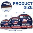 America 250th,Independence Day - America 250th Anniversary US Semiquincentennial Birthday - Personalized Custom Shaped Wood Sign