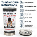 Couple Kissing It's Just You Always Sexy - Gift For Couples - Personalized Tumbler