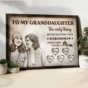 Gift For Daughter,Mom - Daughters (Adult),Grandma - Grandkids,Love - Custom Photo Pencil Sketch To My Daughter Mom And Daughter - Personalized Poster