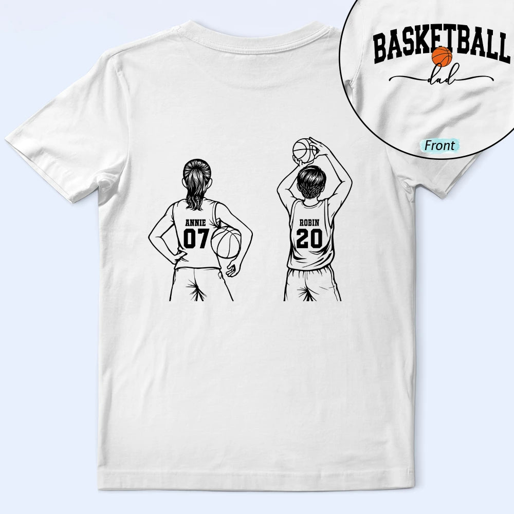 Basketball,Sport Mom,Sport Dad,Gift For Mother,Gift For Father,Happy - Basketball Mom - Personalized T Shirt