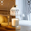 Happy,Gift For Grandma,Love - In Grandma's Garden Love Grows Here - Personalized Candle Warmer Lamp