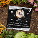 Custom Photo Forever In Our Heats - Pet Memorial Gift - Personalized Rectangle Memorial Garden Stone