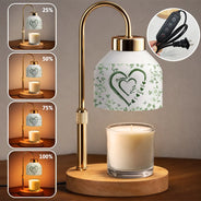 Gift For Grandma,Grandma - Grandkids,Happy - Mom Grandma Sweethearts Toile Pattern - Personalized Candle Warmer Lamp