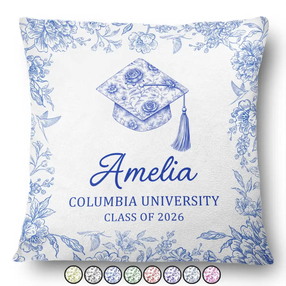 Congrats Graduation - Personalized Pillow