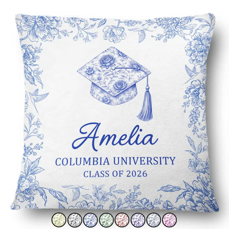 Graduation,Happy - Congrats Graduation - Personalized Pillow