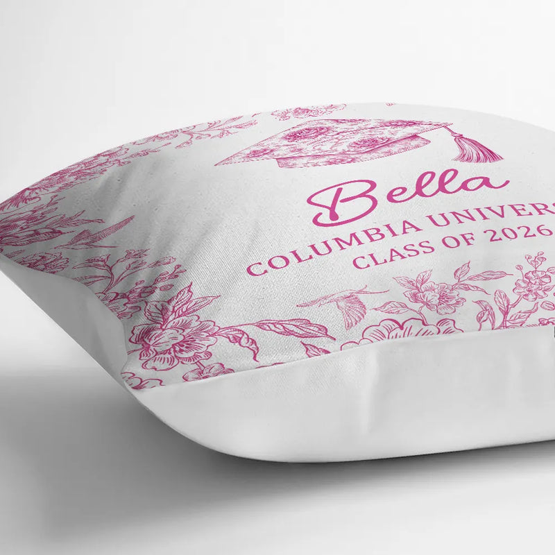 Graduation,Happy - Congrats Graduation - Personalized Pillow