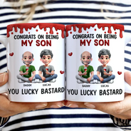 Gift For Son,Mom - Sons,Dad - Sons,Happy - Better Than Being Your Mother Son - Personalized White Edge-to-Edge Mug