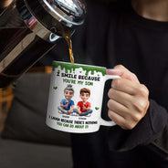 Gift For Son,Mom - Sons,Dad - Sons,Happy - Better Than Being Your Mother Son - Personalized White Edge-to-Edge Mug