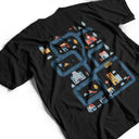 Custom Photo,Gift For Father,Dad - Children,Non-Eng,Photo,Adorable - Custom Photo Funny Car Race On Back I Love You - Personalized T Shirt