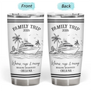 Gift For Bestie,Family,Summer,Happy,Top Market,Humorous - Girls Trip A Lot Of Laughter & Memories - Personalized Tumbler