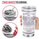 Gift For Bestie,Family,Summer,Happy,Top Market,Humorous - Girls Trip A Lot Of Laughter & Memories - Personalized Tumbler
