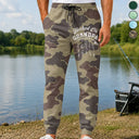 Gift For Father,Fishing,Summer,Proud,Icon - Reel Cool Dad Grandpa - Personalized Sweatpants