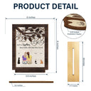 Pet Lovers Together They Built - Gift For Couples - Personalized Custom Shaped 2-Layered Wooden Plaque