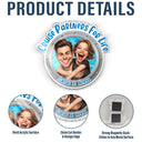 Art Design,Cruising,Humorous,Summer,Gift For Couples,Photo - Caricature - Remove BG - Custom Photo Caricature Cruise Partners For Life - Personalized Acrylic Magnet