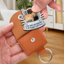 Sentimental,Custom Photo,Pet Lovers,Memorial,Upload Full Photo - Custom Photo I Will Carry You With Me - Personalized Wooden Pocket Hug