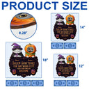 Cat Lovers,Halloween,Pet Lovers,Vector,Happy - 3D Effect Salem Sanctuary For Wayward Cats Ferals - Personalized Custom Shaped Wood Sign