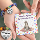 Art Design,Pet Memorial,Sympathetic,Pet Lovers,Memorial,Photo - Watercolor - Remove BG - Custom Photo Realistic Watercolor Art I Crossed The Rainbow Bridge Knowing I Was Loved - Personalized Rainbow Bridge Bracelet