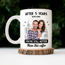 Custom Photo Couple After Years Hotter Than This Coffee - Gift For Couples - Personalized Mug