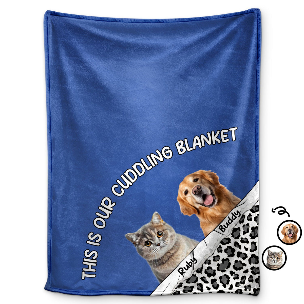 Custom Photo This Is My Dog Cat Cuddling Blanket - Gift For Pet Lovers ...