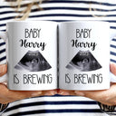 Custom Photo Baby Bump Is Brewing - Pregnancy Gift For Mom - Personalized Mug