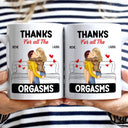 Couple Kissing Thanks For All - Gift For Couples - Personalized Mug