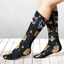 Custom Photo I Woof You I Meow You - Gift For Dog Lovers, Cat Lovers - Personalized Socks