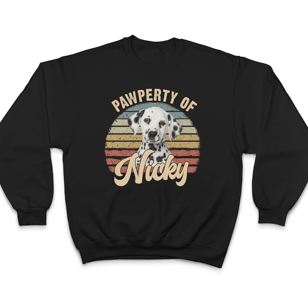 Custom Photo Pawperty Of - Gift For Dog Lovers - Personalized T Shirt
