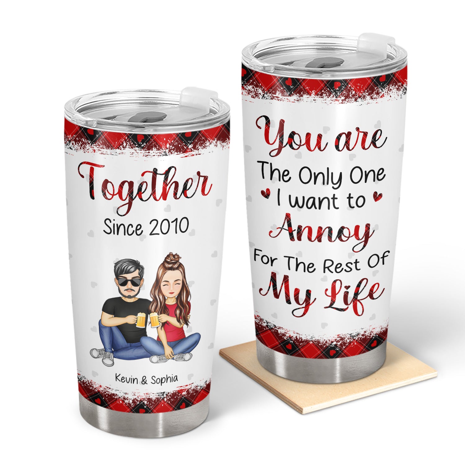 Annoy For The Rest Of My Life - Gift For Couples - Personalized Tumbler