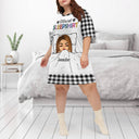 Chemise de nuit officielle - Cadeau pour femme - T-shirt de nuit personnalisé pour femme