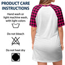 Chemise de nuit officielle - Cadeau pour femme - T-shirt de nuit personnalisé pour femme