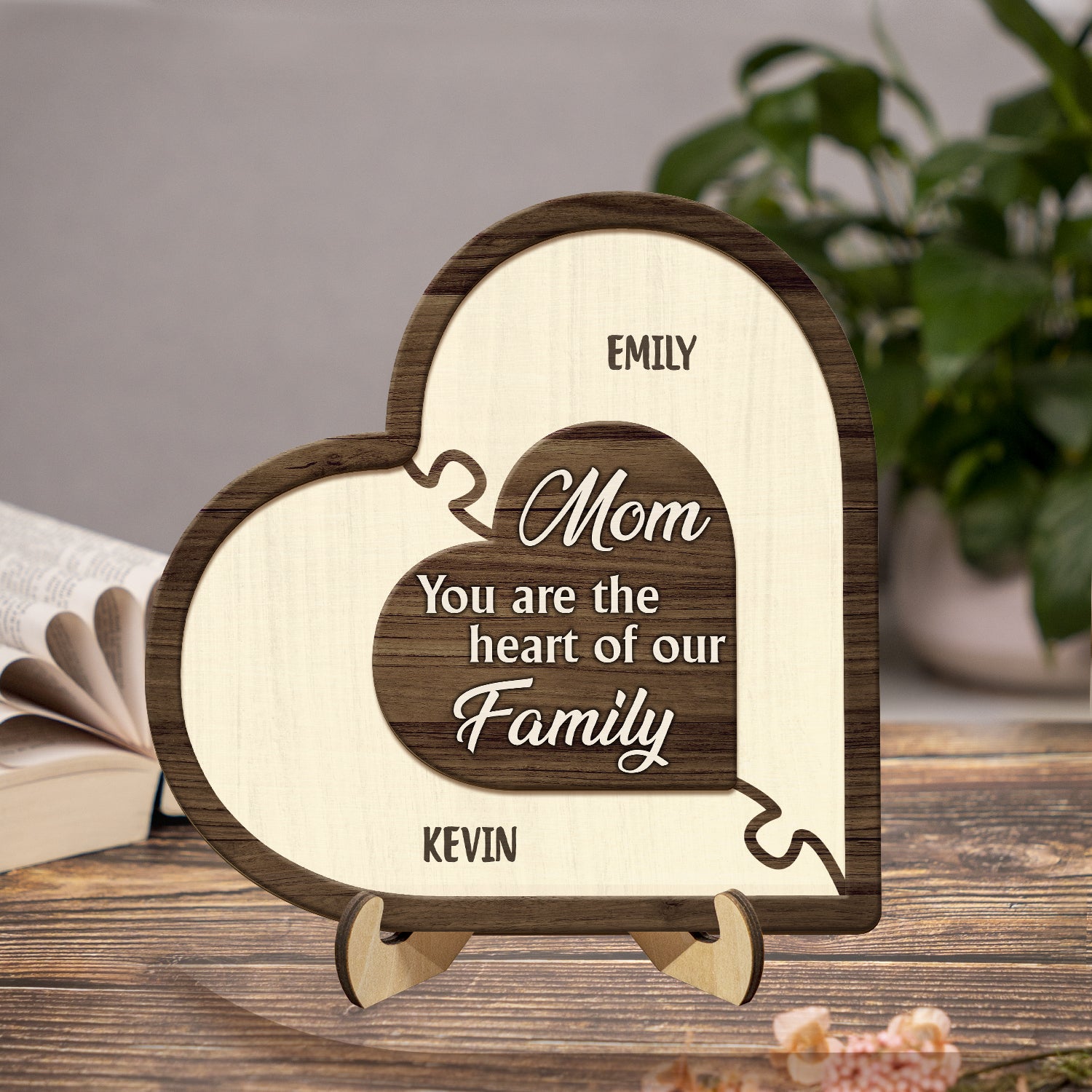 Personalized Wooden Plaque Thankyou Gift for Wife (5x4 inches) - Incredible  Gifts