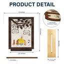 Tu me manques, je sais - Cadeau commémoratif pour les amoureux des chiens, maman de chien, papa de chien - Plaque en bois personnalisée à 2 couches 