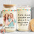 Custom Photo Becomes A Mom - Gift For Besties Who Become Mother - Personalized Clear Glass Can
