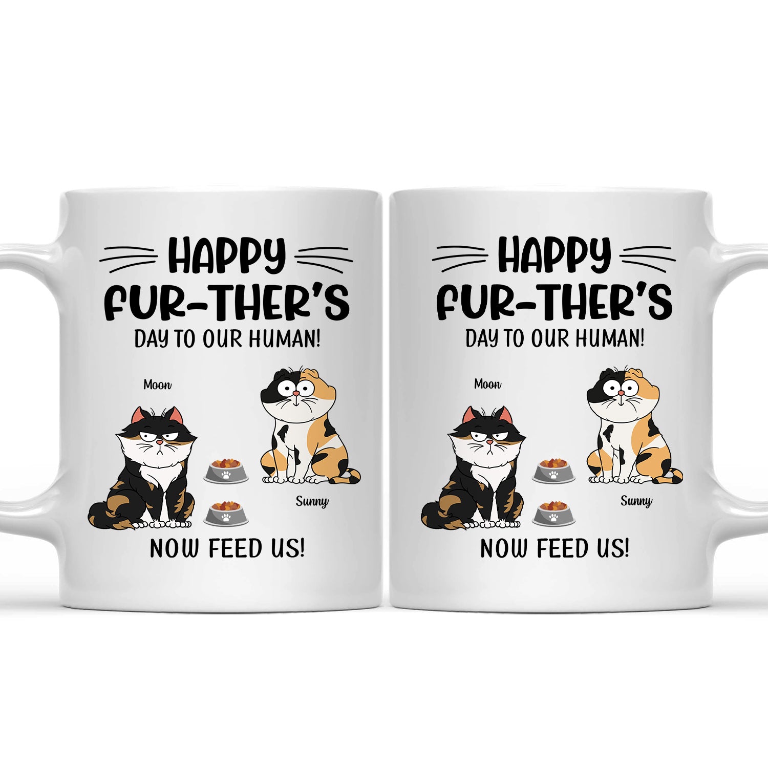Happy Further Day - Gift For Cat Mom, Cat Dad - Personalized Mug