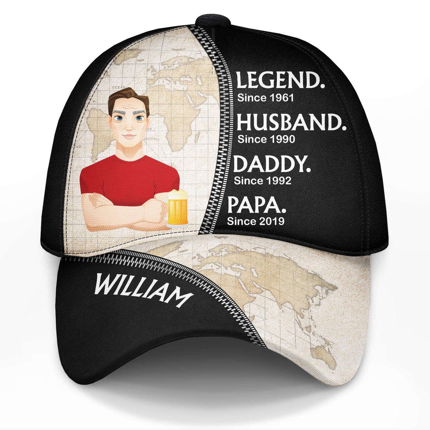 Legend Husband Daddy - Gift For Father - Personalized Classic Cap